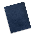 Classic Grain Texture Binding System Covers, 11 x 8.5, Navy, 50/Pack