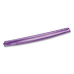 Gel Crystals Keyboard Wrist Rest, 18.5 x 2.25, Purple