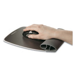 I-Spire Wrist Rocker Mouse Pad with Wrist Rest, 7.81 x 10, Gray