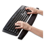 Memory Foam Keyboard Wrist Rest, 19.31 x 2.31, Black