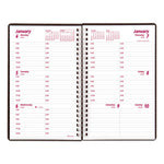 DuraFlex Weekly Planner, 8 x 5, Black Cover, 12-Month (Jan to Dec): 2024