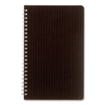 DuraFlex Weekly Planner, 8 x 5, Black Cover, 12-Month (Jan to Dec): 2024