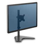 Professional Series Single Freestanding Monitor Arm, For 32" Monitors, 11" x 15.4" x 18.3", Black, Supports 17 lb