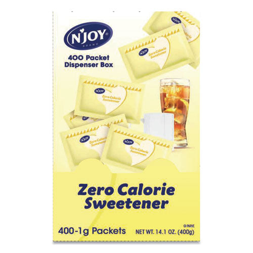 Yellow Sucralose Zero Calorie Sweetener Packets, 0.04 oz Packet, 400 Packets/Box