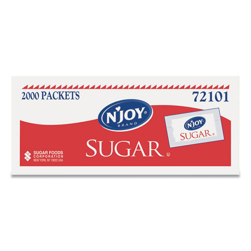 Sugar Packets, 0.1 oz, 2,000 Packets/Box