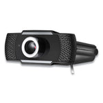 CyberTrack H4 1080P HD USB Manual Focus Webcam with Microphone, 1920 Pixels x 1080 Pixels, 2.1 Mpixels, Black