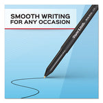 Write Bros. Ballpoint Pen, Stick, Medium 1 mm, Red Ink, Red Barrel, Dozen