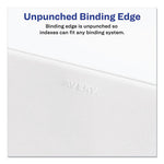 Preprinted Legal Exhibit Side Tab Index Dividers, Allstate Style, 26-Tab, D, 11 x 8.5, White, 25/Pack