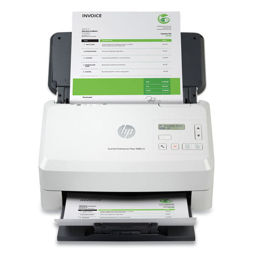 ScanJet Enterprise Flow 5000 s5 Sheet-Feed Scanner, 600 dpi Optical Resolution, 80-Sheet Duplex Auto Document Feeder