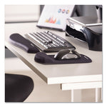 PlushTouch Keyboard Wrist Rest, 18.12 x 3.18, Black