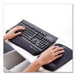 PlushTouch Keyboard Wrist Rest, 18.12 x 3.18, Black