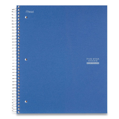 Recycled Personal Notebook, 1-Subject, Medium/College Rule, Randomly Assorted Cover Color, (100) 11 x 8.5 Sheets