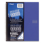 Recycled Personal Notebook, 1-Subject, Medium/College Rule, Randomly Assorted Cover Color, (100) 11 x 8.5 Sheets