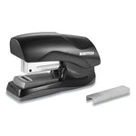 Flat Clinch Stapler, 40-Sheet Capacity, Black