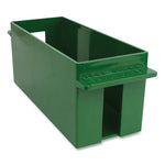 Extra-Capacity Coin Tray, Dimes, 1 Compartment, Denomination and Capacity Etched On Side, 10.5 x 4.75 x 5, Plastic, Green