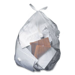 AccuFit Linear Low-Density Can Liners, 44 gal, 1.3 mil, 37" x 50", Clear, 20 Bags/Roll, 5 Rolls/Carton