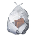 AccuFit Linear Low-Density Can Liners, 23 gal, 0.9 mil, 28" x 45", Clear, 25 Bags/Roll, 8 Rolls/Carton