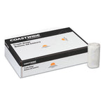 High-Density Can Liners, 16 gal, 13 mic, 24" x 33", Natural, 25 Bags/Roll, 20 Rolls/Carton