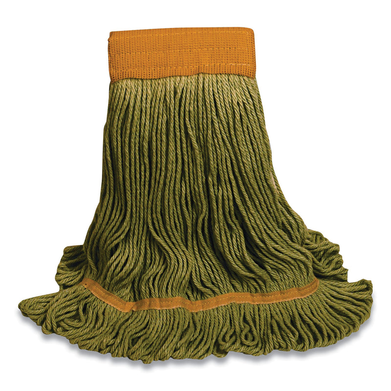 1200 Series Mop Head, PET, Large, 5" Headband, Green