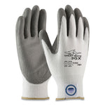 Great White 3GX Seamless Knit Dyneema Diamond Blended Gloves, X-Large, White/Gray