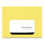 File Jackets, Letter Size, Yellow, 25/Pack