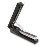 Desktop Plastic Full Strip Stapler, 20-Sheet Capacity, Black