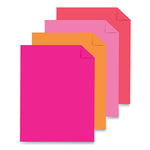 Color Paper - "Sunset" Assortment, 24 lb Bond Weight, 8.5 x 11, Assorted Sunset Colors, 200/Pack
