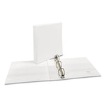 Durable View Binder with DuraHinge and EZD Rings, 3 Rings, 1.5" Capacity, 11 x 8.5, White, (9401)