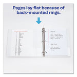 Durable View Binder with DuraHinge and Slant Rings, 3 Rings, 1.5" Capacity, 11 x 8.5, White