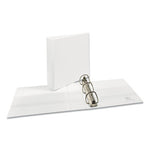 Durable View Binder with DuraHinge and EZD Rings, 3 Rings, 2" Capacity, 11 x 8.5, White, (9501)