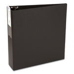 Economy Non-View Binder with Round Rings, 3 Rings, 3" Capacity, 11 x 8.5, Black, (4601)