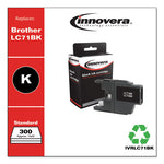 Remanufactured Black Ink, Replacement for LC71BK, 300 Page-Yield