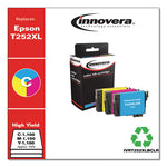 Remanufactured Cyan/Magenta/Yellow High-Yield Ink,Replacement f/T252XL (T252XL220/320/420) 1,100 Page-Yield