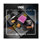 Remanufactured Black/Tri-Color Ink, Replacement for 62 (N9H64FN), 200/165 Page-Yield