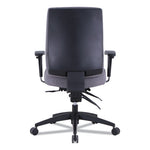 Alera Wrigley Series 24/7 High Performance Mid-Back Multifunction Task Chair, Supports Up to 275 lb, Gray, Black Base