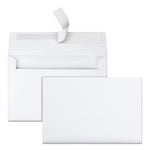 Greeting Card/Invitation Envelope, A-9, Square Flap, Redi-Strip Adhesive Closure, 5.75 x 8.75, White, 100/Box