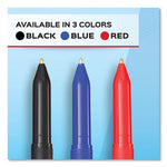 Write Bros. Ballpoint Pen Value Pack, Stick, Medium 1 mm, Black Ink, Black Barrel, 120/Pack