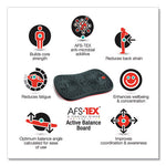 AFS-TEX Active Balance Board, 14w x 20d x 2.5h, Black