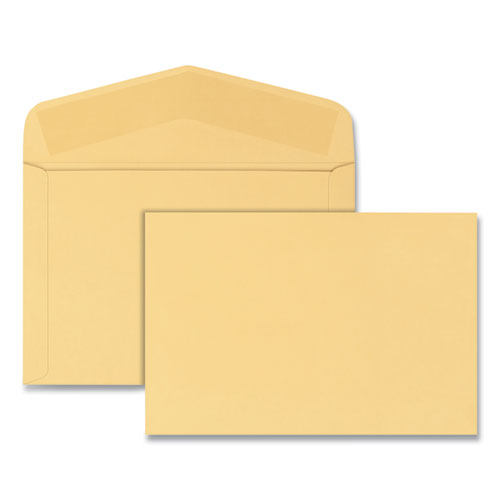 Open-Side Booklet Envelope, #15, Hub Flap, Gummed Closure, 10 x 15, Manila, 100/Box