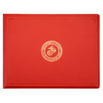 7510010561927 SKILCRAFT Award Certificate Binder, 8.5 x 11, Marine Corps Seal, Red/Gold