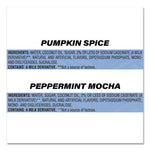 Liquid Coffee Creamer, Peppermint Mocha/Pumpkin Spice, 0.38oz Mini Cups, 50/PK, 4 PK/CT, Ships in 1-3 Business Days