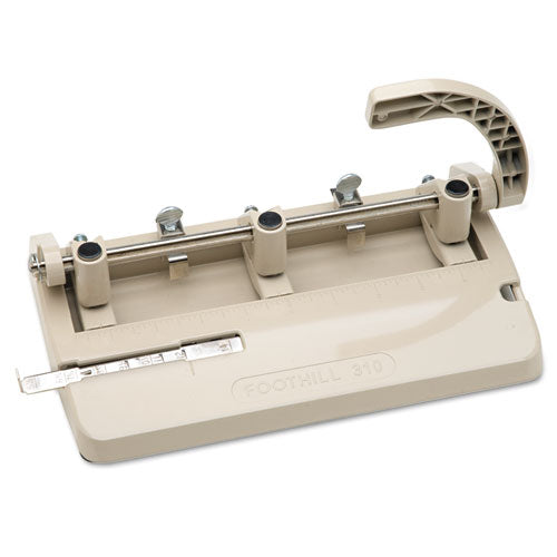 7520001394101 SKILCRAFT Heavy-Duty Three-Hole Punch, 13/32" Holes, 28-Sheet, Beige