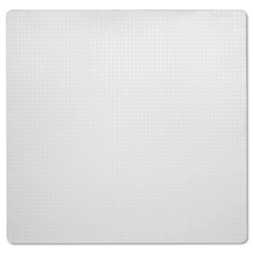 7220001516518, SKILCRAFT PVC Chair Mat, Low-to-Medium Pile Carpet, 60 x 60, Clear