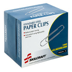 7510001614292 SKILCRAFT Paper Clips, #1, Smooth, Silver, 1,000/Box