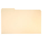 7530002822508 SKILCRAFT Manila File Folder, 1/3-Cut Tabs: Assorted, Legal Size, 0.75" Expansion, Manila, 100/Box