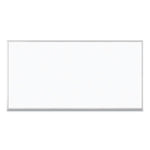 Magnetic Dry Erase Board with Aluminum Frame, 95 x 47, White Surface, Silver Frame