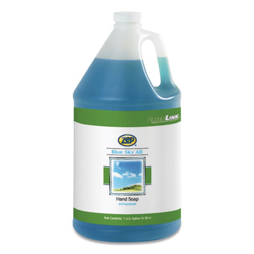 Blue Sky AB Antibacterial Foam Hand Soap, Clean Open Air, 1 gal Bottle, 4/Carton