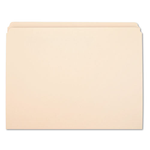 7530002910098 SKILCRAFT Manila File Folder, Straight Tabs, Letter Size, 0.75" Expansion, Manila, 100/Box