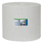 Industrial Cleaning Cloths, 1-Ply, 12.6 x 13.3, Gray, 1,050 Wipes/Roll