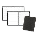 Elevation Poly Weekly/Monthly Planner, 11 x 8.5, Black Cover, 13-Month (Jan to Jan): 2024 to 2025